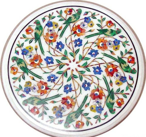 Tavolino marmo bianco - marmo,