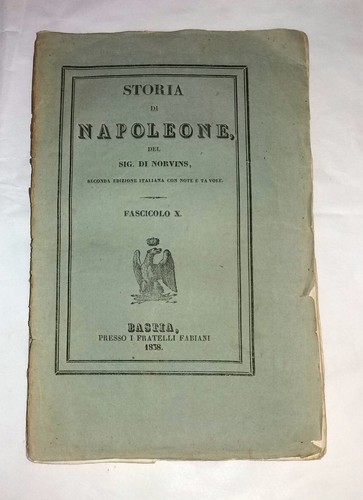 Storia napoleone del sig - di,