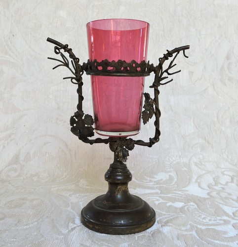 Antico vaso bicchiere vetro - o,