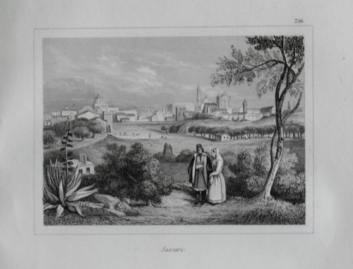 1837 sassari veduta - 1837:, =veduta