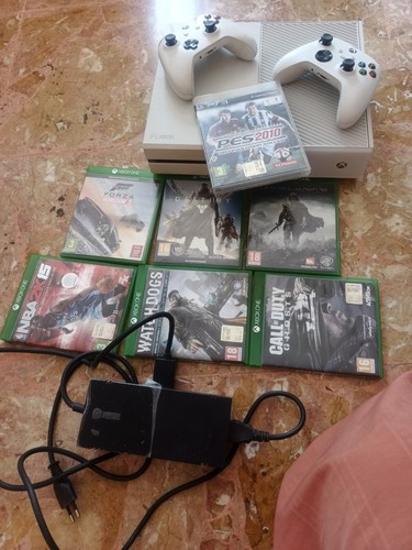 Xbox one bianca con cavi - ,