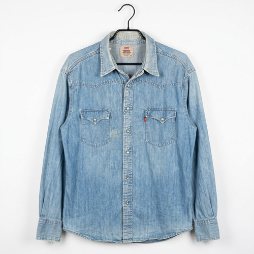 Levi camicia jeans uomo - camicia,