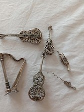 Argento miniature di strumenti