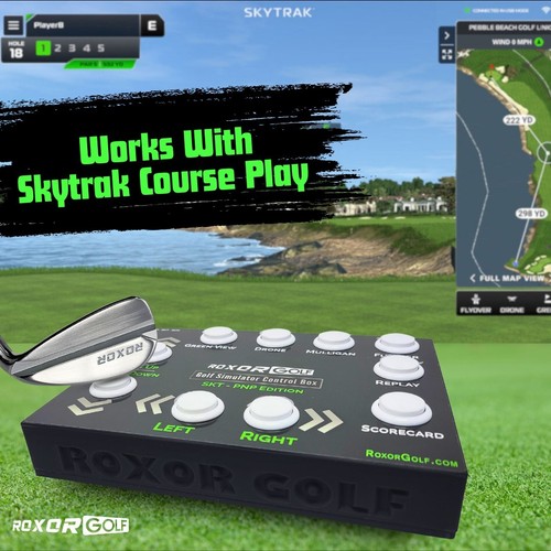Roxor golf skytrak - course, play