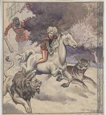 GIOVE TOPPI China e tempera