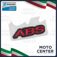 TARGHETTA "ABS" BASE NERA
