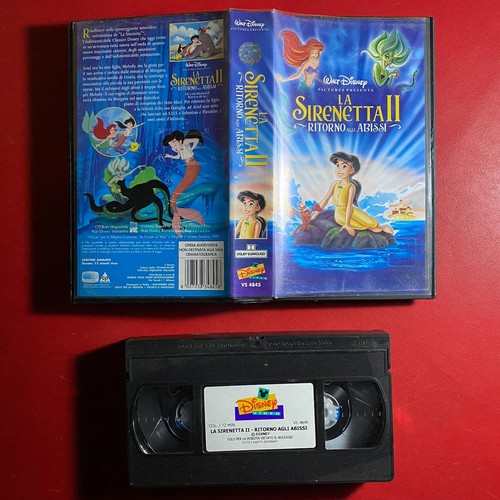 Vhs walt disney - disney, sirenetta