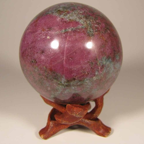 Rubino in kyanite sfera - 2,4",