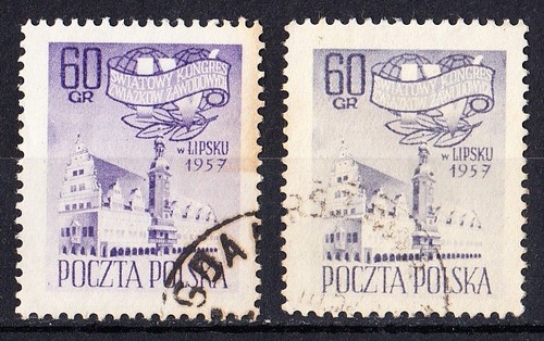 Polonia 1957 michel 1028 - polonia-1957:, michel:
