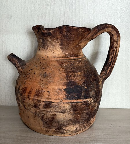 Vecchia brocca terracotta - brocca, in