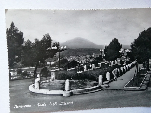 Cartolina benevento viale - benevento,