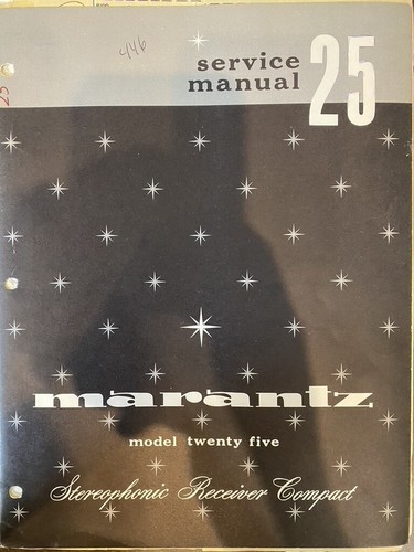 Marantz venticinque manuale - marantz, 25
