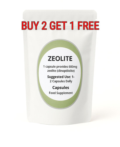 Zeolite detox 600mg capsule - 600mg,