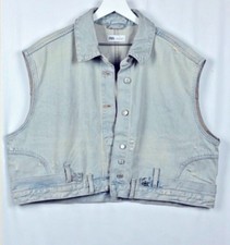 Zara Denim gilet giacca