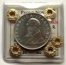 500 LIRE ARGENTO 1985 “MANZONI” NC PERIZIATA FDC NORIS PAOLO!