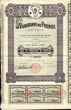 La Vigneronne des Pyrenees Parigi / Francia 1913 - Cantina / Produttori di vino francesi