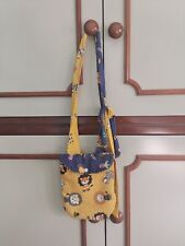 BORSA DI STOFFA COLORATA PER BAMBINA A TRACOLLA CHIUSURA BOTTONE AUTOMATICO