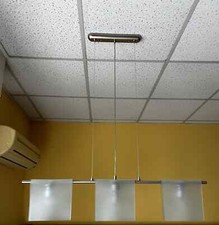 Lampadario sospeso inox 