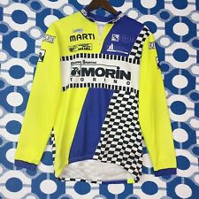 VINTAGE CASACCA CICLISTA MORIN TORINO CYCLING JERSEY AXO SPORT NAPOLEONE MARTI