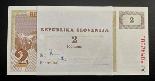 Slovenia tolarjev 1990 x - p-2,