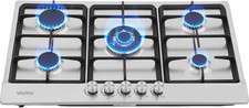 Piano Cottura a Gas, 5 Fuochi