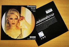 MADONNA DISPLAY CARD Fever UK