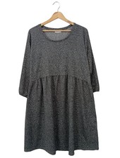 JANINA Abito a maniche lunghe Donna Abito Taglia IT 54 grigio chiaro-nero