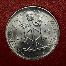 10 LIRE 1967 PAPE PAUL VI