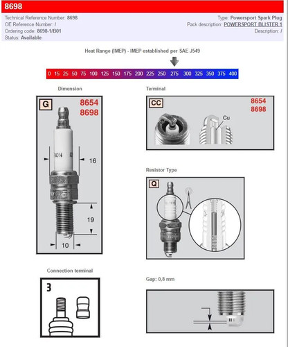 8698 t10 candele standard - 8698/t10, e