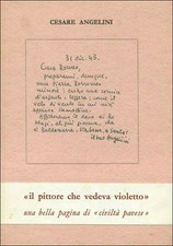 ANGELINI Cesare, De profundis per il pittore (Ricordo di Romeo Borgognoni). 196