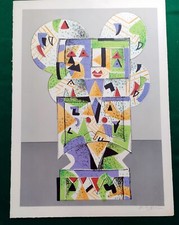 Kodra Ibrahim "Ricordo d’amore" Litografia a 10 colori N. 66/99 Il Torchio, 1974