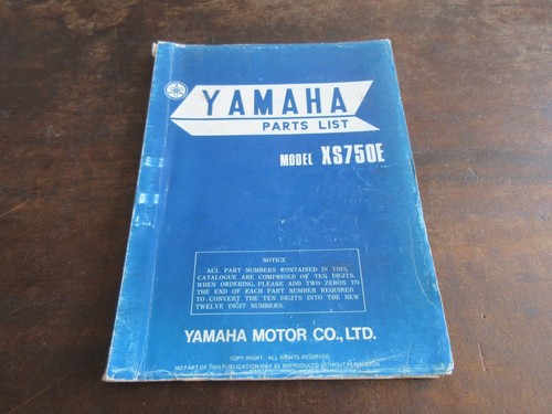 Yamaha xs750e 1977 - yamaha,