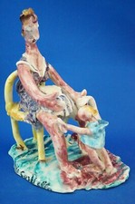 Mario Cortiello Maternità scultura ceramica Pezzo unico o plastica Stile Vietri