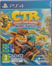 PLAYSTATION 4 PS4 - CRASH TEAM RACING NITRO FUELED - COME NUOVO - 