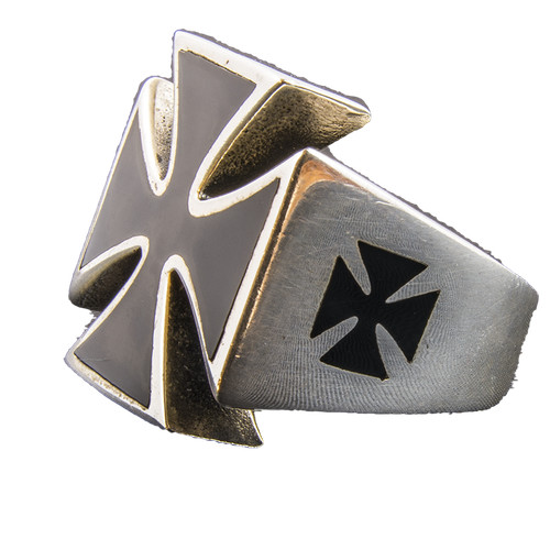 Ferro anello croce - ferro,