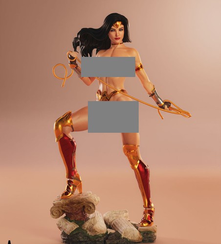 Naked wonder woman stampa - naked,