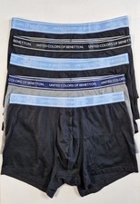Slip boxer uomo United Colors of Benetton confezione da 5 taglia XL nuovo senza scatola