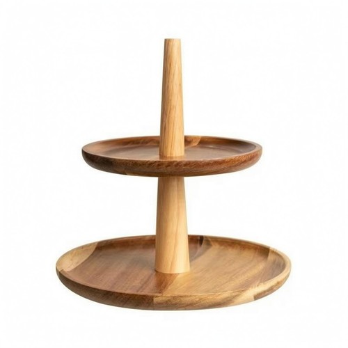 Alzatina legno due - in,
