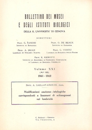 Schizogenesi lombrichi - schizogenesi,