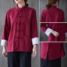 Unisex Cinese Hanfu Top Cotone