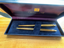Caran d’Ache Madison Gold Plated Ball Pen and Pencil Set - Switzerland