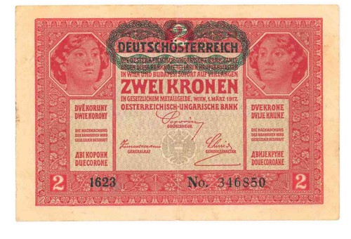 Banconota corone 1917 impero - banconota,