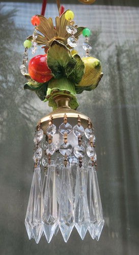 Chandelier swag vintage lamp - chandelier,