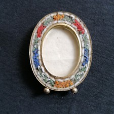 Piccola Cornice Portafoto Porta Foto Mosaico Floreale