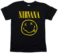 Maglietta NIRVANA Kurt Cobain - Smile - maglie uomo donna bambino