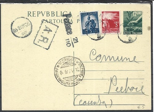 1949 aviso ricevimento - 1949,