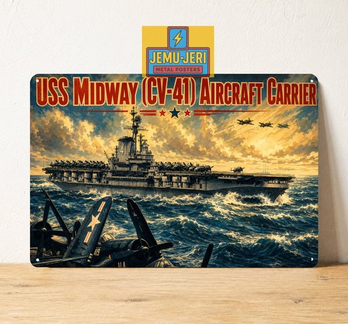 Insegna poster uss midway - poster,