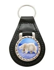 Portachiavi In Pelle Orso
