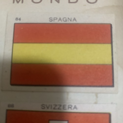 Figurina bandiere e - figurina, n.84