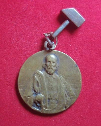 Medaglia dedicata garibaldi - medaglia,